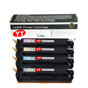 Yelbes Color <span class=keywords><strong>Toner</strong></span> 128A <span class=keywords><strong>CE320A</strong></span> CE321A CE322A CE323A Cartuchos compatibles para impresora HP Cartucho de tóner - Product Image 1