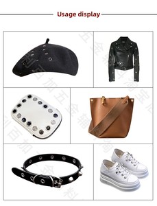 Ojetes de Metal con Logotipo Personalizado de Moda, Ojetes de Cristal Plateado y Blanco con Pedrería, Ojetes Roscados de Cobre <span class=keywords><strong>para</strong></span> Jeans - Product Image 4