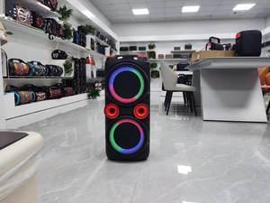 <span class=keywords><strong>Enceinte</strong></span> de fête <span class=keywords><strong>Bluetooth</strong></span> double 4 pouces, grande puissance 30W, avec USB, carte TF, AUX, micro pour karaoké/DJ/scène - Product Image 4