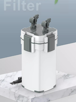 Filtre à cartouche pour aquarium USMILEPET, silencieux, externe, avec skimmer de surface, valve de vidange, haute efficacité, filtration biologique pour aquarium