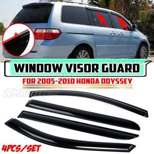 For Honda Odyssey 2005-2017 Car Side Window Visors <b>Deflector</b> <b>Rain</b> Guard Decoration Awnings Shelters Window Visor <b>Rain</b> Guard - Product Image 1