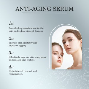 Spa Use Facial Serum Moisturizing Firming Reduce Fine Lines Anti Wrinkle Hydrating Skin Rejuvenation Hair Regrowth Skin Care <b>Set</b> - Product Image 4