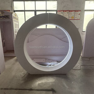 Fondo de Acrílico Blanco Liso, Arco de Acrílico para Decoración de Eventos, Puerta de PVC Blanca para Bodas - Product Image 5
