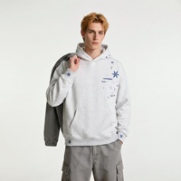 Sweat-shirt à capuche unisexe brodé flocon de neige, décontracté d'hiver, pour couple, streetwear, vente en gros