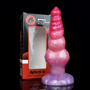 NNSX-consolador <span class=keywords><strong>de</strong></span> silicona con nudo para mujer, Juguetes sexuales <span class=keywords><strong>de</strong></span> Color rosa suave, <span class=keywords><strong>monstruo</strong></span> <span class=keywords><strong>de</strong></span> silicona con nudo <span class=keywords><strong>de</strong></span> perro artificial, consolador Animal para mujer - Product Image 6