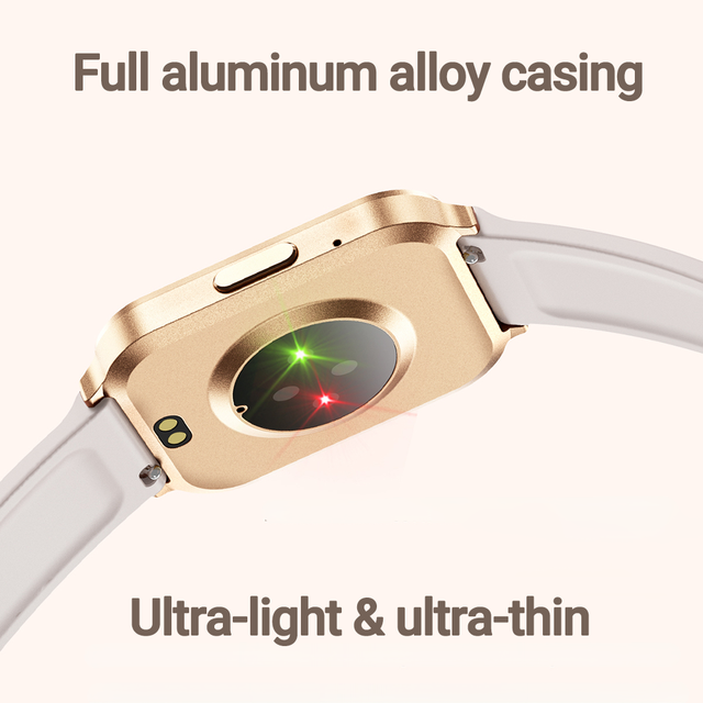 2026 Ultra-Thin Women Smart Watch 7.3mm Aluminum Alloy 1.75 Inch TFT Fitness Tracker Heart Rate SpO2 Sleep Alarm Clock Magnetic