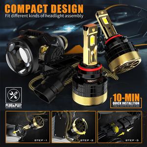 Offre Spéciale V27 16000lm 200w Faro LED Para Autos 9005 9006 <span class=keywords><strong>Ampoule</strong></span> <span class=keywords><strong>de</strong></span> phare à LED 9005 9006 Phares à LED Lumière pour voitures universelles - Product Image 2