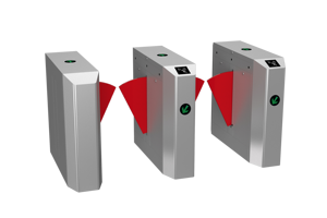 Tự Động 304 Thép Không Gỉ Trong Nhà/Ngoài Trời Kiểm Soát Truy Cập Hệ Thống-Cánh Flap Hàng Rào Cổng <span class=keywords><strong>Turnstiles</strong></span> Cho Siêu Thị Bán Vé - Product Image 2