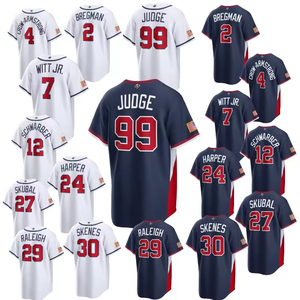 Camiseta del Clásico Mundial de Béisbol de la Selección de EE. UU. 2026 # Camiseta de Béisbol 99 Aaron Judge Defending <span class=keywords><strong>Champion</strong></span>, Venta al por Mayor en EE. UU. - Product Image 1