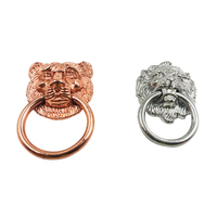 Pinlong – accessoires de quincaillerie, poignée de meuble dorée en forme de Lion pour chaises/lits