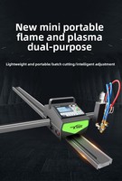 Mini machine de découpe plasma CNC à flamme avec moteur pas à pas 220V Modèle 1015 pour la découpe de tôles et de profilés métalliques Dimensions 1000x1500mm