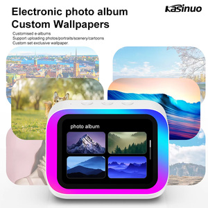 2025 KSN Tf26 <span class=keywords><strong>Altavoz</strong></span> inteligente Ai <span class=keywords><strong>Asistente</strong></span> de voz Papel tapiz personalizado Pantalla Led Reloj despertador de escritorio Bt Función de llamada <span class=keywords><strong>Altavoz</strong></span> - Product Image 2