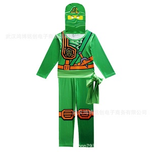 Conjunto de Disfraz de Ninja Fantasma, Disfraz para Actuaciones en Escenario, Disfraz de Halloween, Estilo Divertido para Hombre, Talla Adulto - Product Image 4