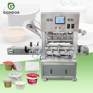 Semi <b>Automatic</b> Paper Bottle Film Aluminum Foil Aluminium Jar Packing and Sealer Sealing <b>Machine</b> Cup With - Product Image 1