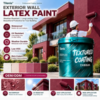 Peinture murale extérieure au latex, revêtement imperméable résistant aux intempéries pour façade de bâtiment, fabricant OEM