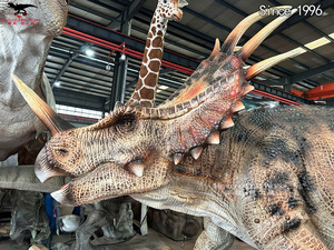 Il mondo del modello di dinosauro realistica statua di dinosauro Animatronic di grandi dimensioni - Product Image 2