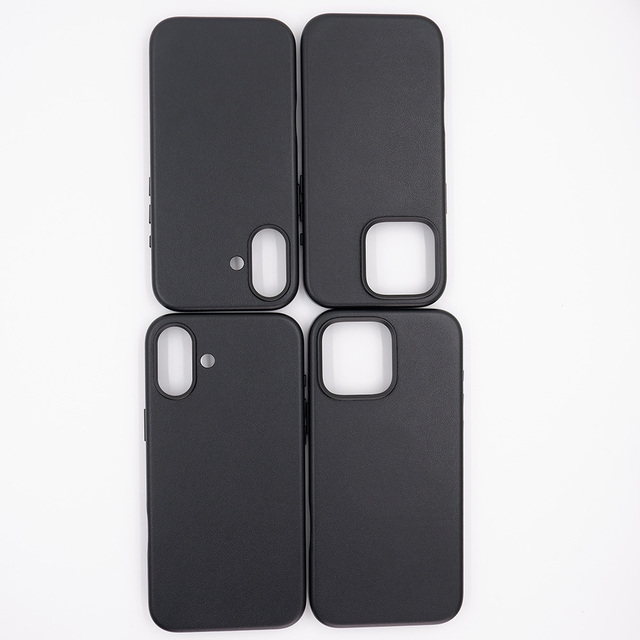 Customization Magnetic Napa Genuine Leather Phone Case for 16 Plus Pro Max
