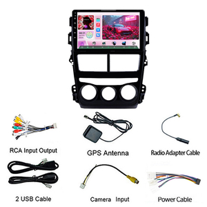 Autoradio Qualcomm 9'' avec prise en charge <span class=keywords><strong>de</strong></span> Carplay et Android Auto, WiFi intégré, BT, DSP, lecteur DVD pour <span class=keywords><strong>Toyota</strong></span> Vios <span class=keywords><strong>Yaris</strong></span> 2018-2020 Manuel - Product Image 1