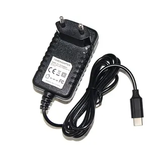 Charger Dinding Psu Ac 5v 1a, colokan adaptor Dc Laptop 9v 1a suplai daya Eropa 12v 2a