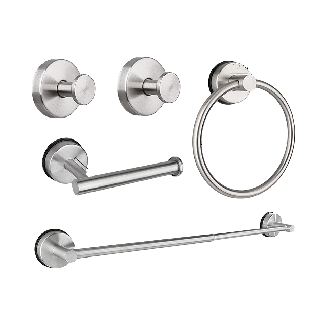 YOTO 5 PCS Bathroom Set Black