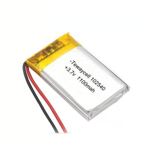 Pcb와 연결관을 가진 핫 세일 <span class=keywords><strong>Lipo</strong></span> <span class=keywords><strong>102540</strong></span> <span class=keywords><strong>3.7v</strong></span> 1000mah 리튬 중합체 건전지 - Product Image 1