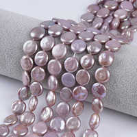 Perles d'eau douce violettes naturelles de qualité 3A 12-13mm en gros pour la fabrication de bijoux