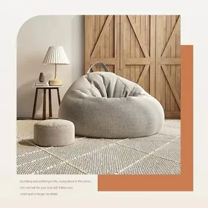 Sofa bean bag kain kustomisasi dan pengolahan pabrik grosir sofa malas liner dapat dilepas dan dapat dicuci