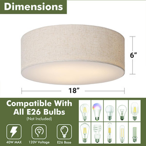 Modern Midcentury <b>Ceiling</b> <b>Light</b> Led Cold White Metal Surface Mounted For Living Room Bedroom Kitchen Entryway - Product Image 3