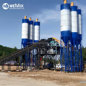 Nueva planta de procesamiento por lotes HZS 90 m3/h, máquina de construcción, línea de producción de hormigón premezclado, estación de mezcla de hormigón de 90 metros cúbicos - Product Image 1