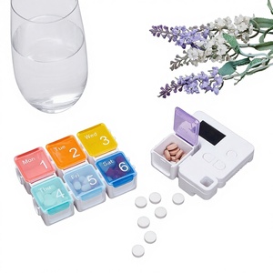 Pastillero Electrónico Inteligente Portátil con Recordatorio de Tiempo, Modelo BSTE00, para Almacenamiento de Tabletas y Píldoras - Product Image 2