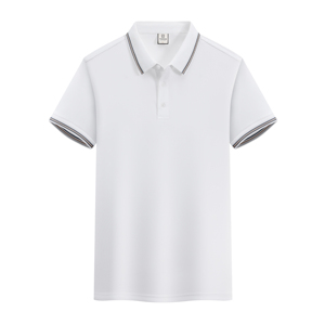 T-shirts personnalisés pour hommes à séchage rapide, couleur unie, polyester et coton, manches courtes, polo de sport d'extérieur, t-shirts décontractés pour femmes, été - Product Image 2