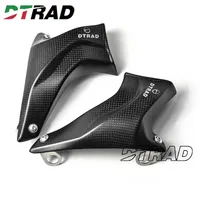 Nouveau Refroidisseur de Frein à Conduit d'Air en Fibre de Carbone Triumph Street Triple 765/RS 2025 675/R Système de Refroidissement d'Étrier Couvercle de Radiateur OLIVER