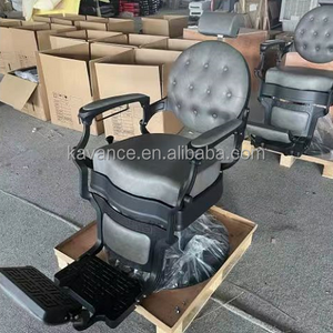 Mobilier de <span class=keywords><strong>Salon</strong></span> de <span class=keywords><strong>coiffure</strong></span>, chaise de barbier d'<span class=keywords><strong>occasion</strong></span> à vendre, or et Vintage, 1 pièce, mobilier de <span class=keywords><strong>Salon</strong></span> de beauté, caisse moderne en bois - Product Image 2