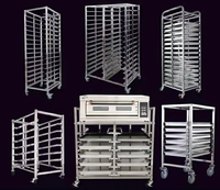Carro de Enfriamiento Comercial para Cocina y Panadería de Alta Resistencia, 600x400, 800x600 mm, 15, 20 y 30 Niveles
