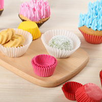 1000 pièces de moules à cupcakes ronds jetables en papier de 25x21 mm, moules à muffins, plateau de cuisson