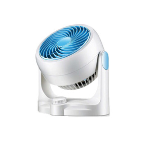 Air Circulation Fan Turbo <b>Electric</b> <b>Desk</b> Fan Portable Household Airflow Cooler Mini Fan With Blue Blade Design - Product Image 5