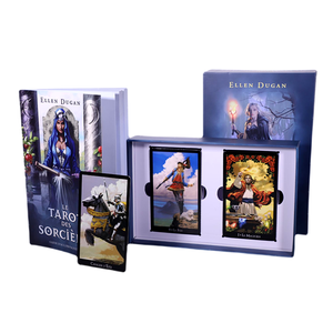 <span class=keywords><strong>Jeu</strong></span> de divination personnalisé <span class=keywords><strong>jeu</strong></span> de cartes de tarot français avec guide fabrication de cartes de tarot en papier de luxe - Product Image 3