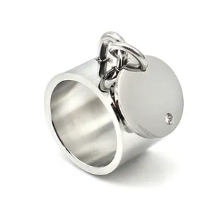 Anel midi de dedo com gravura e cristal, amuleto de prata para mulheres, cristal de strass, exclusivo, personalizável