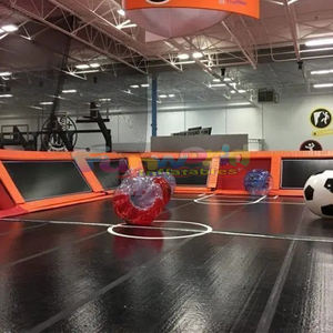 อุปกรณ์กีฬากลางแจ้งในร่ม รางลมในร่ม แผ่นปูพื้น สนามบาสเก็ตบอลเป่าลม - Product Image 3