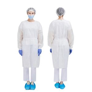 <span class=keywords><strong>Bata</strong></span> Desechable para Hospital No Tejida Pp <span class=keywords><strong>Bata</strong></span> de Aislamiento 35Gms Rosa Quirúrgico Batas Desechables Aislaciones Batas Cultivadas - Product Image 3