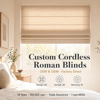 Persianas Romanas Inalámbricas Personalizadas, Fabricante OEM ODM, Cortinas Opacas para Ventanas, Persianas Romanas Seguras para Niños, Venta al por Mayor para Proyectos Hoteleros