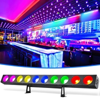 Barra de Luces LED RGBW Profesional de 10 Ojos con Matriz de Píxeles, DMX512 RDM, Efecto Blinder para Iluminación de Escenarios, Teatro, Clubes y Eventos