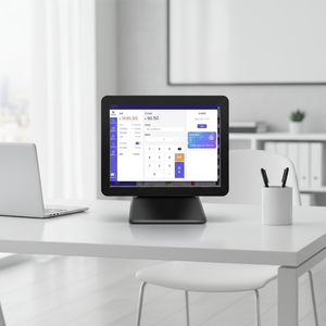 Système POS tout-en-un pratique avec processeur Intel 10 cœurs, écran tactile capacitif, Windows 10/11, RAM DDR3, SSD, ensemble complet pour les entreprises - Product Image 1