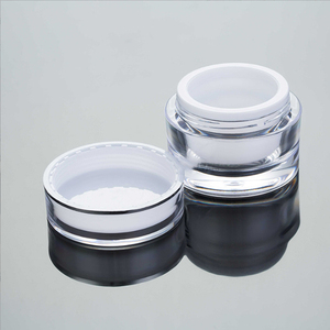 10G 20G 30g 50g 100g claro ámbar esmerilado blanco macetas Redondas de Plástico tarros de crema cosmética - Product Image 4