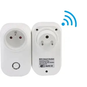 Wi-fi sem fio inteligente baytion 16a, plugue de tomada inteligente 10a zigbee tuya com controle por voz e app