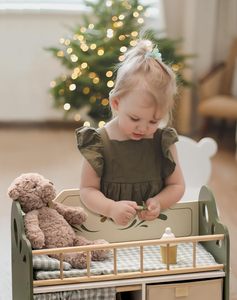 Rangement et literie <span class=keywords><strong>Lit</strong></span> de poupée en bois Jouet éducatif <span class=keywords><strong>Lit</strong></span> de poupée bébé <span class=keywords><strong>pour</strong></span> filles - Product Image 2
