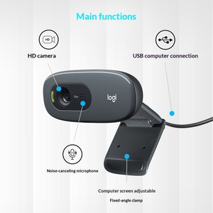 Caméra Web USB Plug-and-Play <span class=keywords><strong>HD</strong></span> 3MP 30FPS authentique <span class=keywords><strong>C270</strong></span>/C270i pour l'international, en stock pour les cours en ligne - Product Image 3