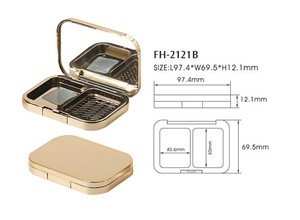 Il trucco quadrato <span class=keywords><strong>in</strong></span> plastica la <span class=keywords><strong>polvere</strong></span> pressata vuota contiene una custodia <span class=keywords><strong>in</strong></span> <span class=keywords><strong>polvere</strong></span> sfusa per imballaggio <span class=keywords><strong>in</strong></span> <span class=keywords><strong>polvere</strong></span> compatta vuota con specchio - Product Image 2