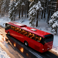 Autocar de tourisme diesel TENGLONG 53 places, 12 mètres, pour visites de ville, autocar de luxe
