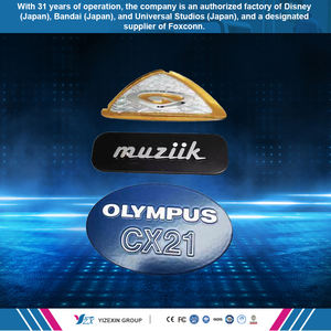 Targhette in <span class=keywords><strong>metallo</strong></span> con 3M autoadesivo adesivo su misura per le apparecchiature elettroniche - Product Image 4